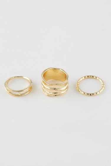 محبس ذهبي نسائي - 3 قطع