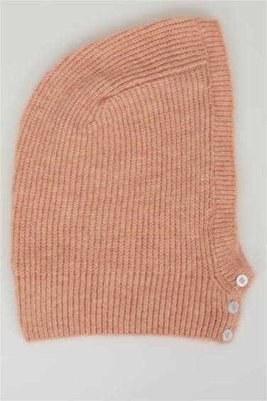 Bonnet Cagoule en Tricot pour Fille
