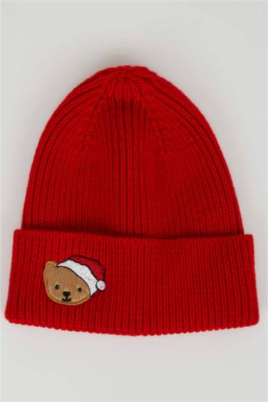 Ensemble Écharpe et Bonnet de Noël en tricot pour Fille