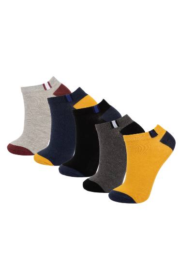 Boy 5 Piece Cotton Ankle Socks