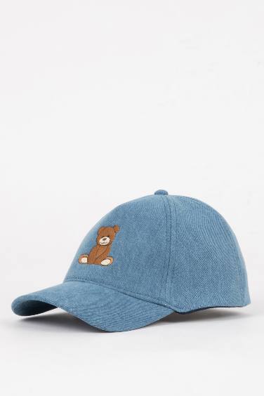 Girl Jean Embroidered Hat