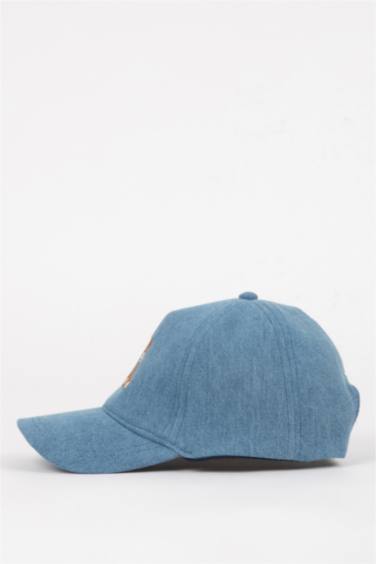 Girl Denim Embroidered Hat