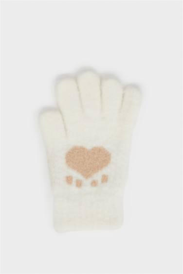 Gants en maille pour fille