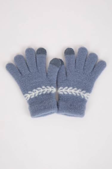 Gants en tricot pour Fille