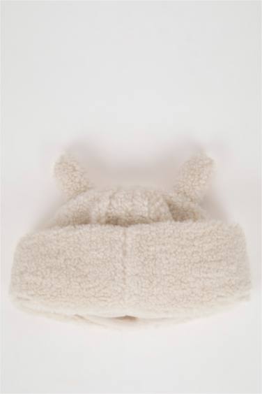 Kız Bebek 3D Triko Bere