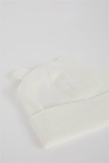 Kız Bebek 2'li Takım Fitilli Kaşkorse Bere Boyunluk