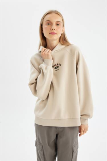 Coool үлкен пішім минималл Свитер