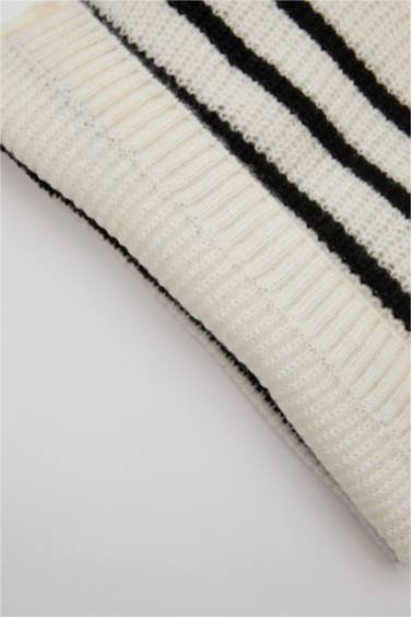 Свитер в полоску для малышей девочек