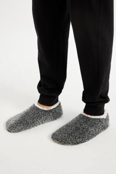 Man High Sole Slip On Home Boots