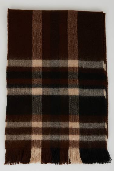 Erkek Kareli Dokuma Atkı