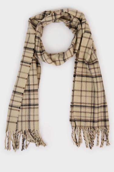 Man Plaid Scarf