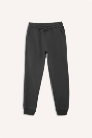 Erkek Çocuk 2'li Takım Baskılı Kapüşonlu Sweatshirt Jogger Eşofman Altı