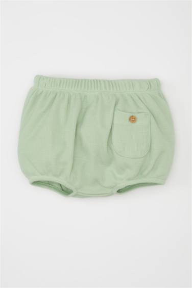 Baby Boy Dinosaur Printed Waffle 2 Piece Set