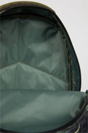 Erkek Çocuk Dinozor Desenli Kanvas Okul Çantası