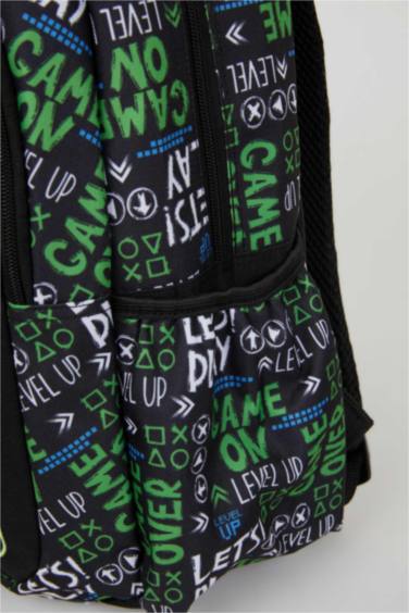 Erkek Çocuk Oyun Desenli Okul Çantası