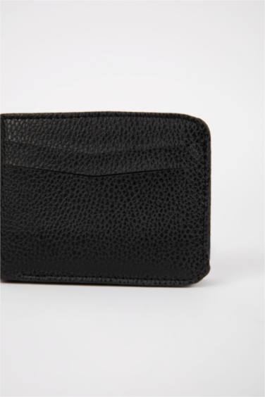 Erkek Suni Deri Mıknatıslı Cüzdan