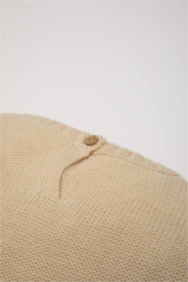 Örgülü Uzun Kollu Elbise Kız Bebek