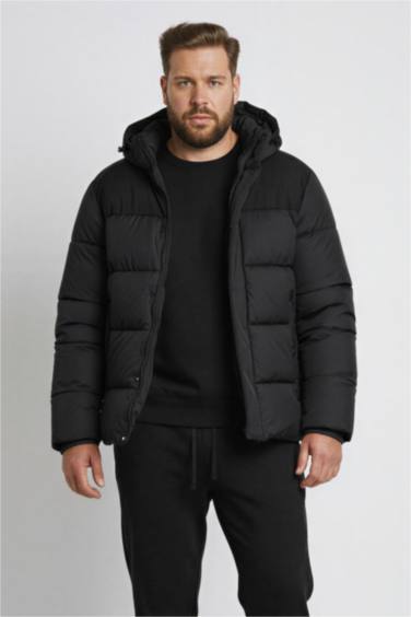 Water Repellent Slim Fit Puffer Jacket