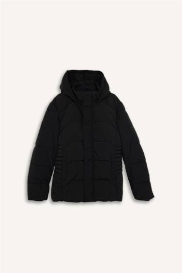 Water Repellent Slim Fit Puffer Jacket