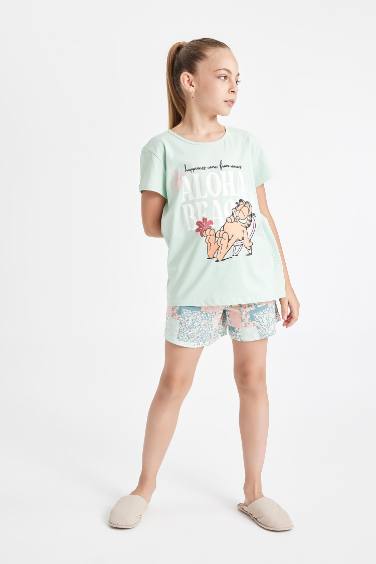 Girl Garfield 2 Piece Pajama Set