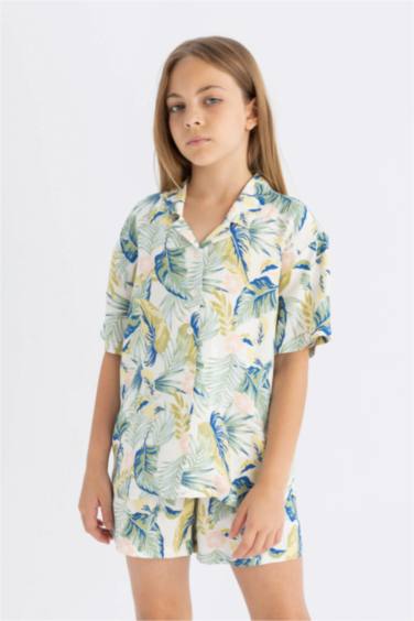 سيت بجامة بناتي قصة عادية - قطعتين