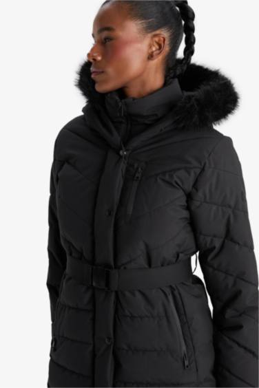 DefactoFit Водоотталкивающее Изделие Regular Fit с Капюшоном Парка Куртка