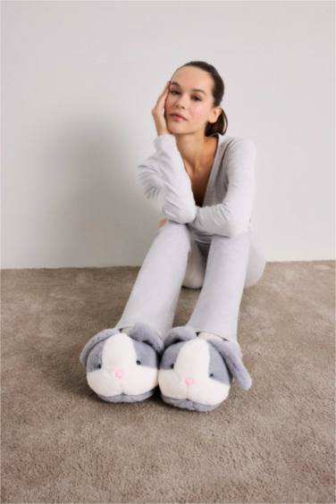 بنتوف نسائي منزلي بكعب مسطح