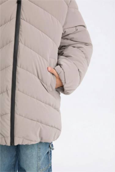 Girl Hooded Waterproof Puffer Jacket