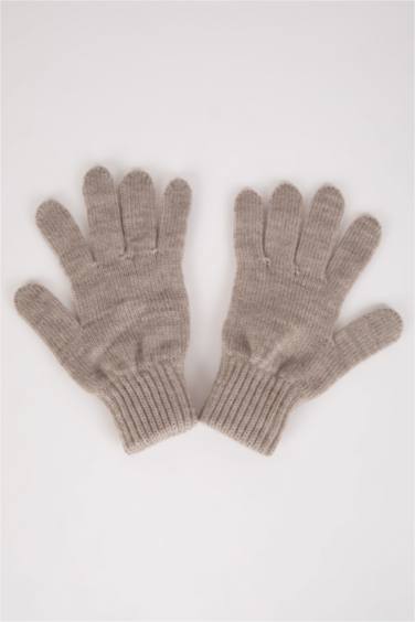 طقم ولادي سكارف قبعة قفازات -  3 قطع