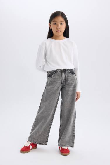 Pantalon large pour fille