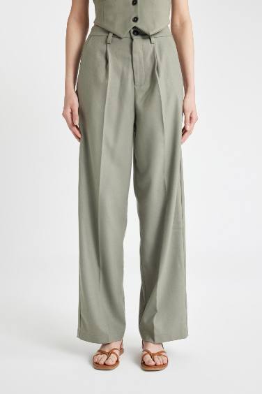 Брюки Wide Leg с высокой талией
