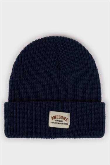 قبعة تريكو أولاد بإتيكيت