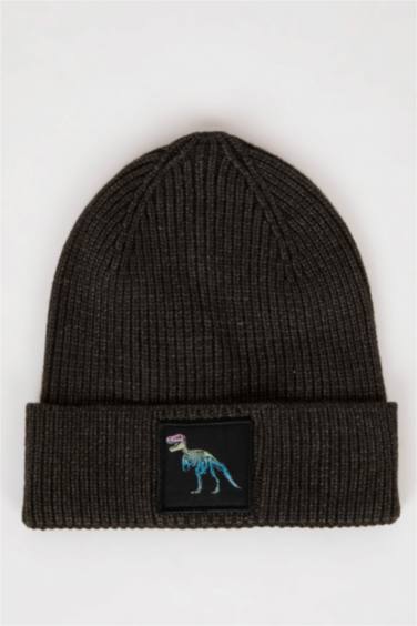 Erkek Çocuk Baskılı Triko Bere