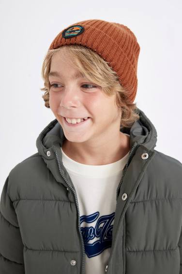 Boy Ribbed Knitted Beanie