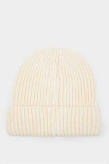 Baby Boy Embroidered Knit Beanie