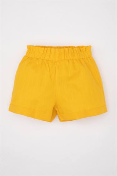 Baby Girl Striped Flared Poplin Blouse Shorts 2 Piece Set