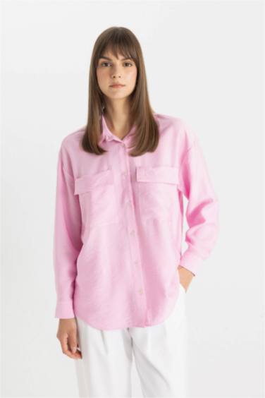 Relax Fit Long Sleeve Shirt Tunic