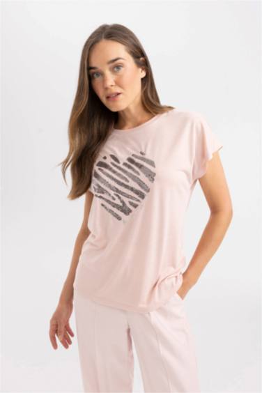 Crew Neck Short Sleeve T-Shirt