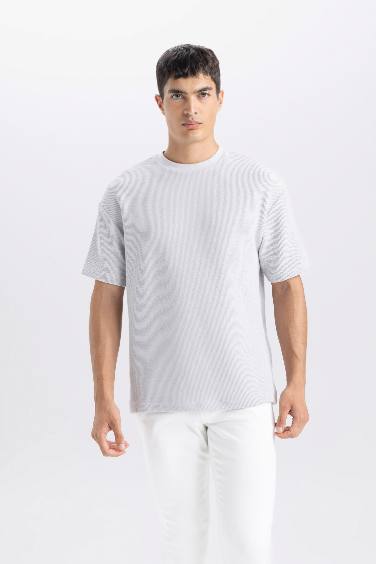 Boxy Fit Crew Neck T-Shirt