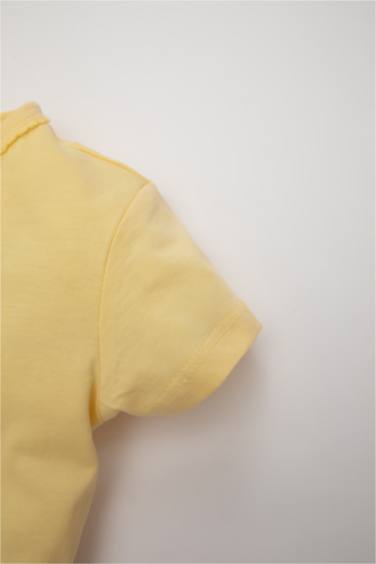 Baby Girl Ribbed Camisole Floral T-Shirt Shorts 2 Piece Set