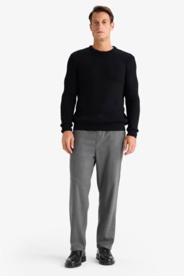 Pull tricot à col rond Coupe standard