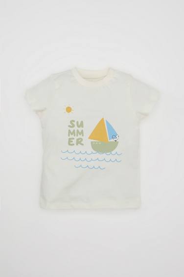 طقم بيبي اولادي موسلين قصة عادية - 3 قطع