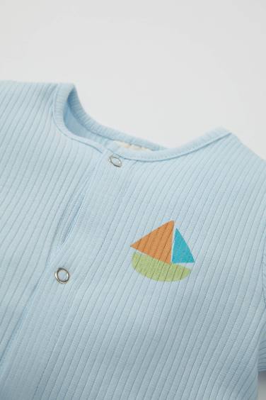 Baby Boy Newborn Ribbed Camisole Jumpsuit