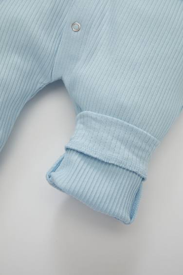 Baby Boy Newborn Ribbed Camisole Jumpsuit