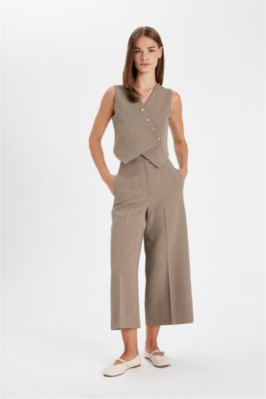 culotte тұрақты етек Шалбар