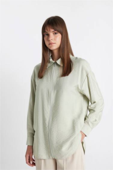 Relax Fit Long Sleeve Shirt Tunic