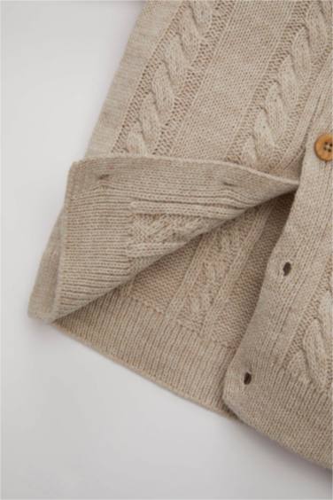 Кардиган базовый на пуговицах для малышей мальчиков