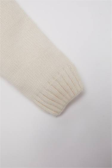 Сәби Ұл қалыпты пішім слоган Пулловер