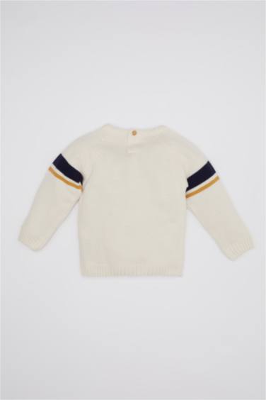 Сәби Ұл қалыпты пішім слоган Пулловер