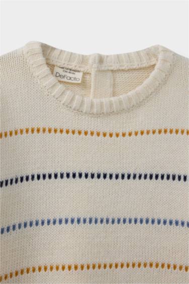 Baby Boy Regular Fit Striped Pullover